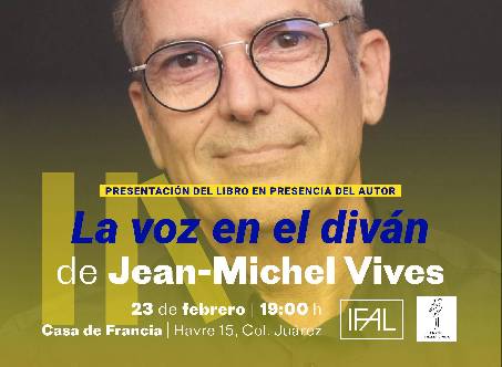 La voz en el diván del autor francés Jean-Michel Vives
